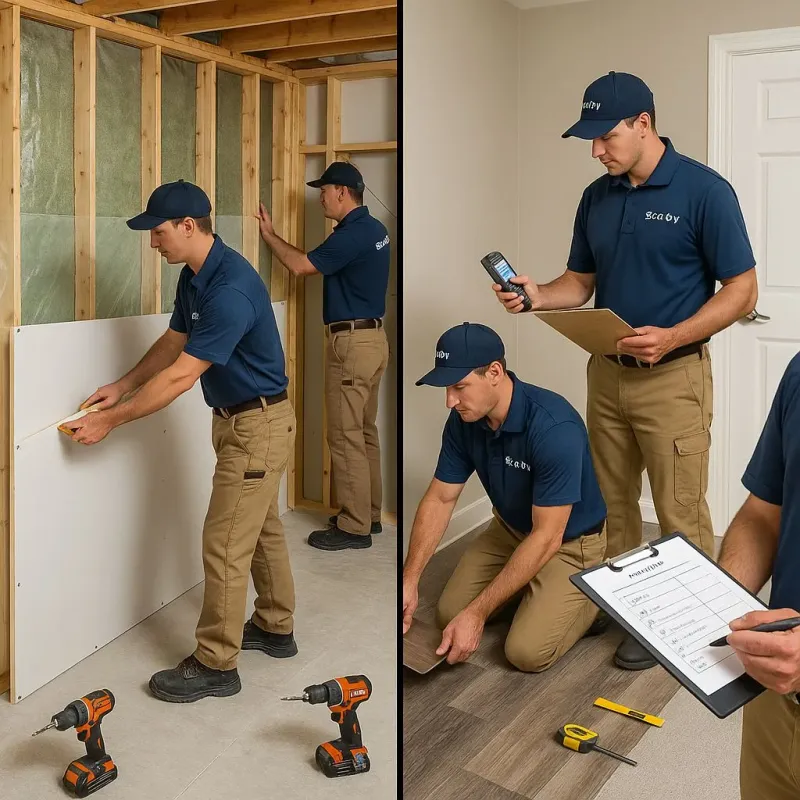Repairs and Reconstruction process in Walsh County, ND